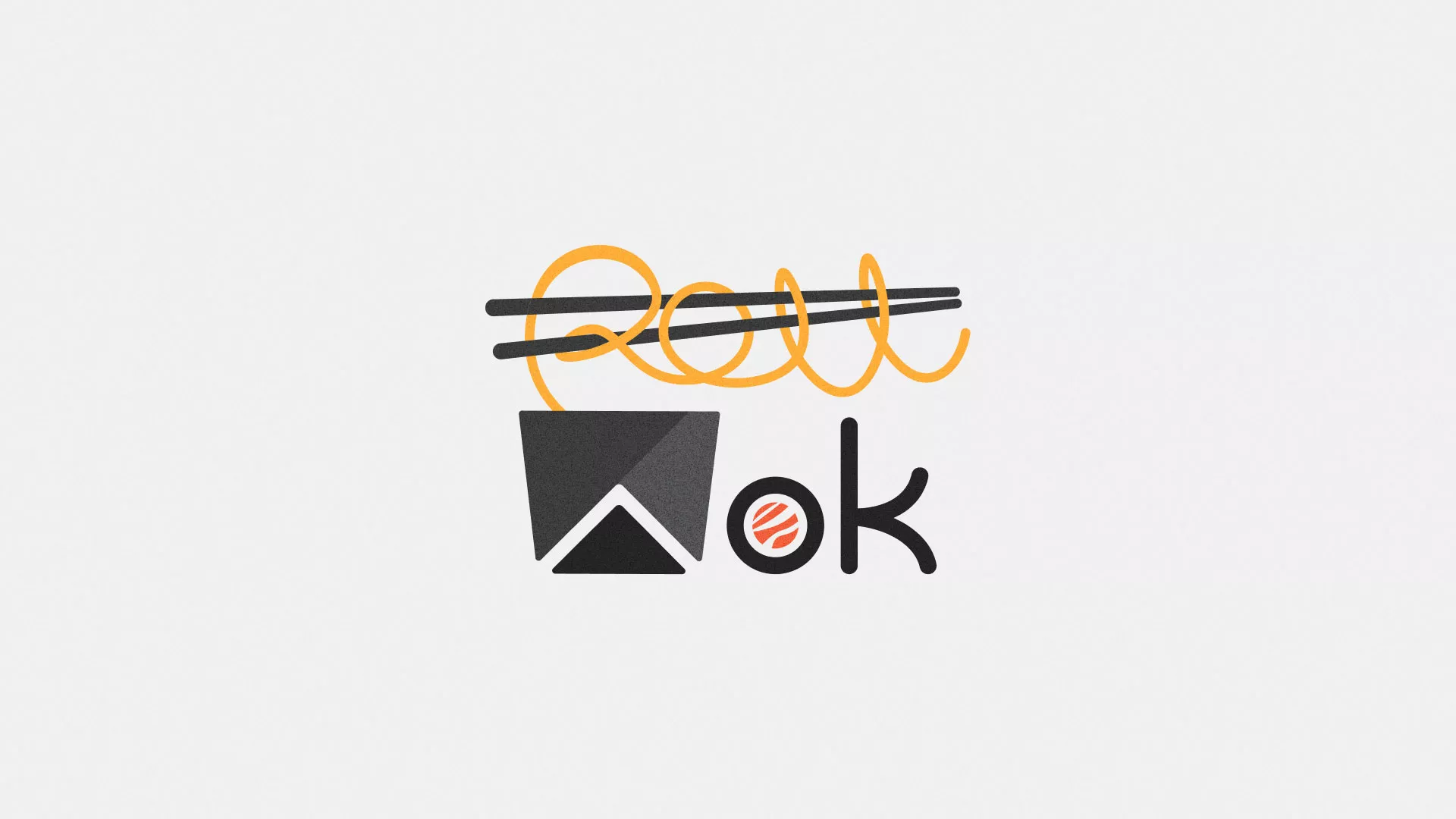 Разработка логотипа в Реже для суши-бара «Roll Wok Club» Разработка логотипа в Реже для суши-бара «Roll Wok Club»